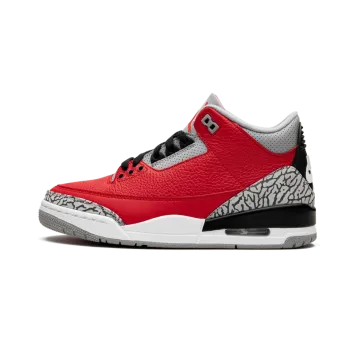Jordan Air Jordan 3 Retro Red Cement/Unite Mens