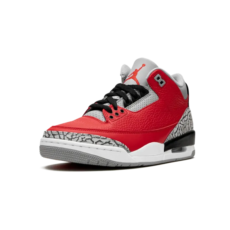 Jordan Air Jordan 3 Retro Red Cement/Unite Mens