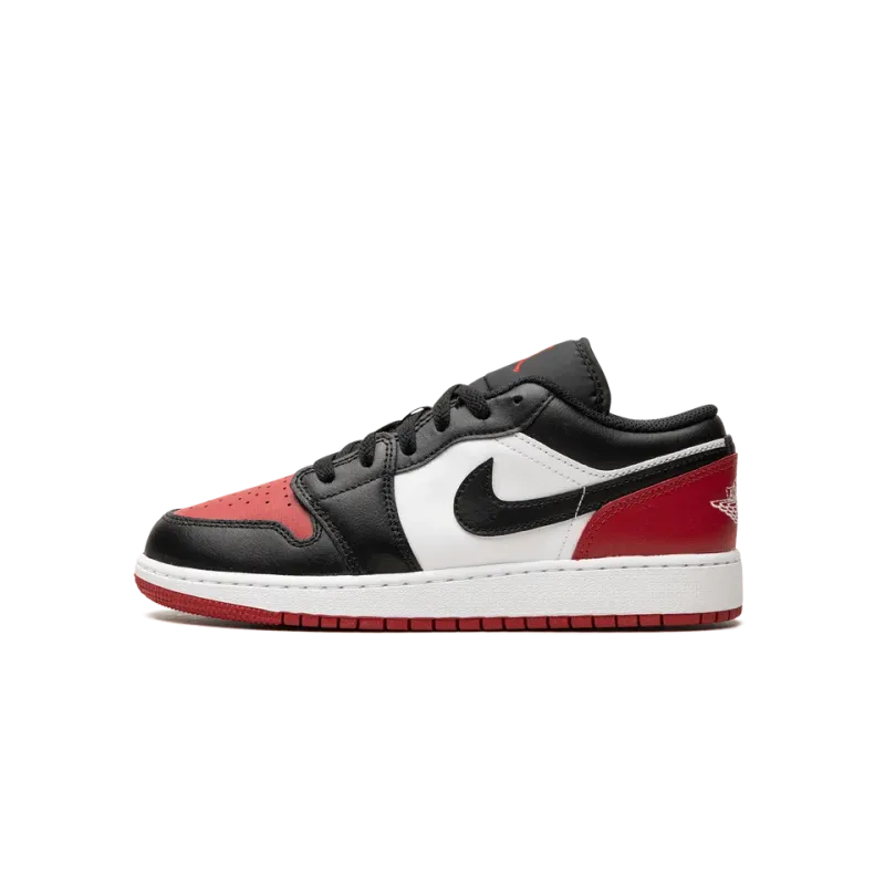 Jordan AIR JORDAN 1 LOW GS BRED TOE Grade School