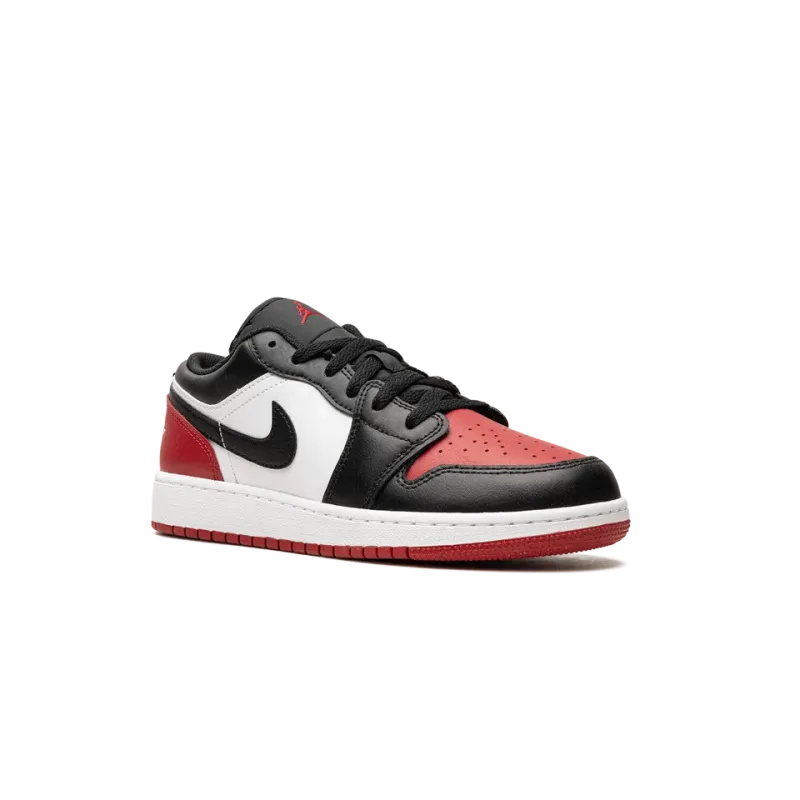 Jordan AIR JORDAN 1 LOW GS BRED TOE Grade School