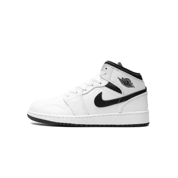 Jordan Air Jordan 1 Mid GS White/Black Grade School