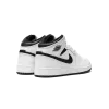 Jordan Air Jordan 1 Mid GS White/Black Grade School