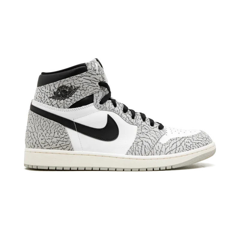 Jordan Air Jordan 1 High OG White Cement Mens