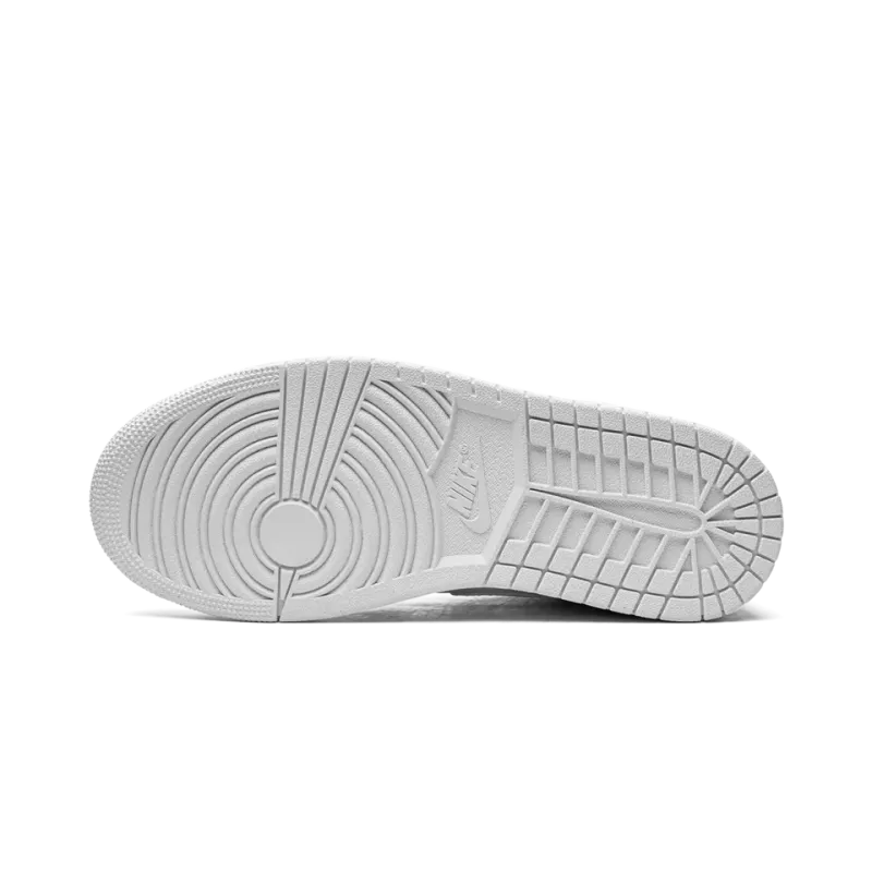 Jordan Air Jordan 1 Mid Triple White Mens