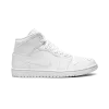 Jordan Air Jordan 1 Mid Triple White Mens