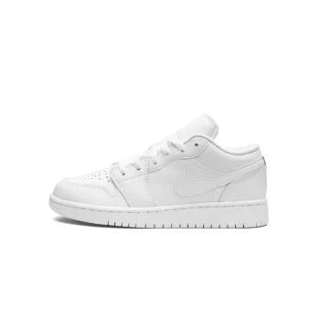 Jordan Air Jordan 1 Low GS Triple White Grade School