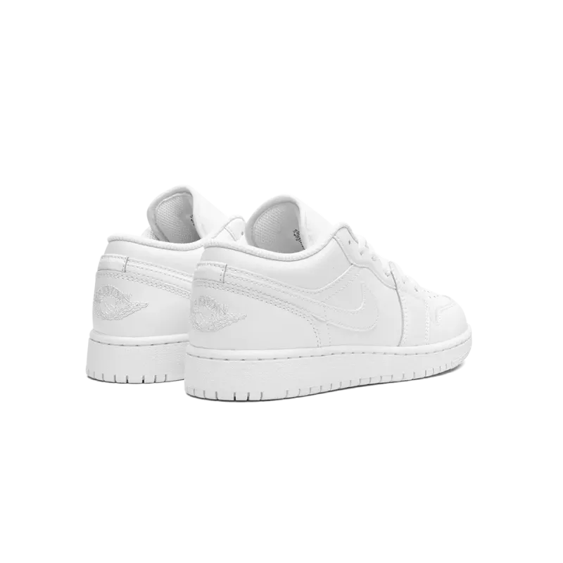 Jordan Air Jordan 1 Low GS Triple White Grade School