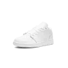 Jordan Air Jordan 1 Low GS Triple White Grade School