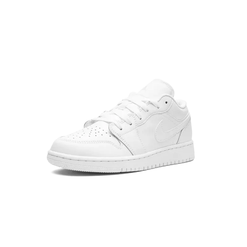 Jordan Air Jordan 1 Low GS Triple White Grade School
