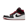 Jordan Air Jordan 1 Mid Gym Red Black Toe Mens
