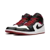 Jordan Air Jordan 1 Mid Gym Red Black Toe Mens