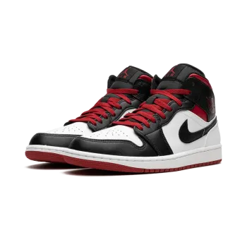 Jordan Air Jordan 1 Mid Gym Red Black Toe Mens