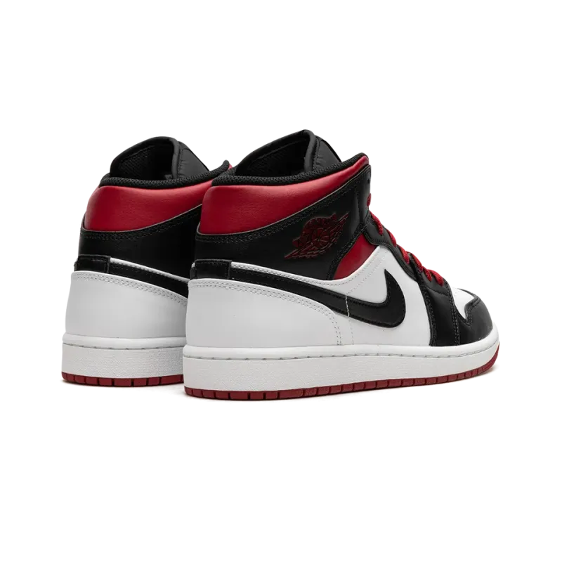 Jordan Air Jordan 1 Mid Gym Red Black Toe Mens