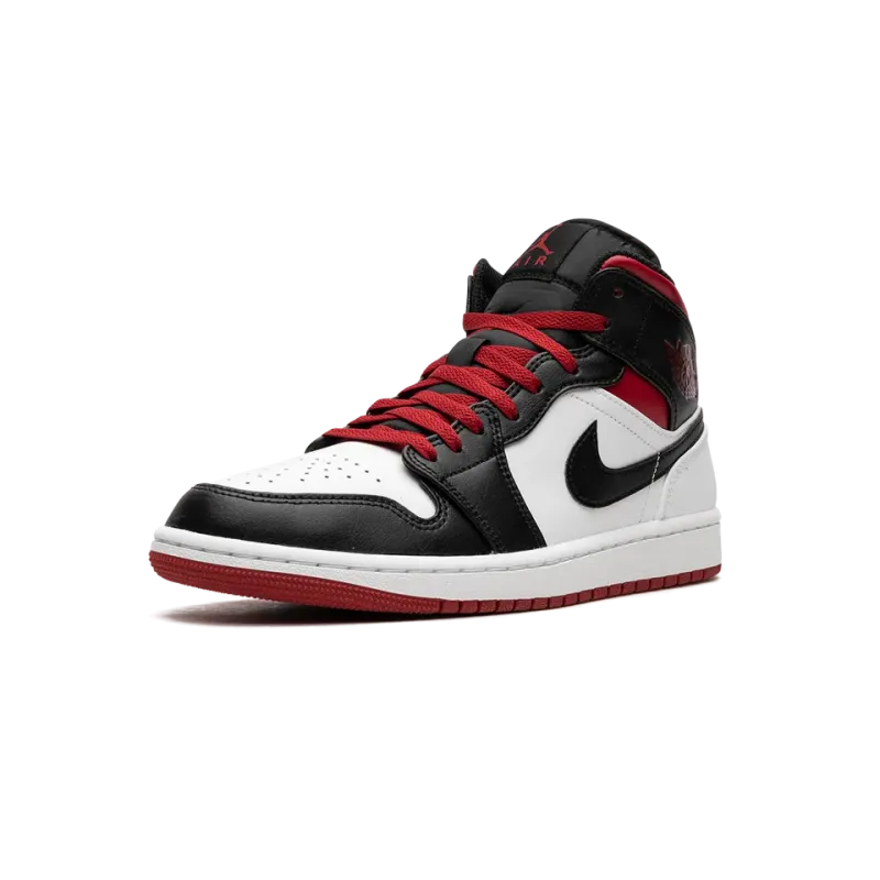 Jordan Air Jordan 1 Mid Gym Red Black Toe Mens