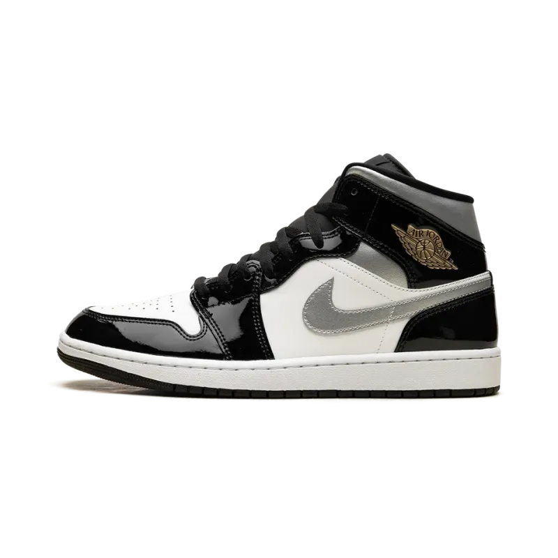 Jordan Jordan 1 Mid SE Black Patent Mens