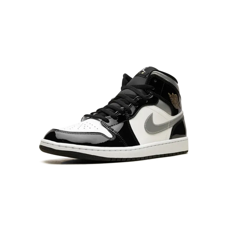 Jordan Jordan 1 Mid SE Black Patent Mens