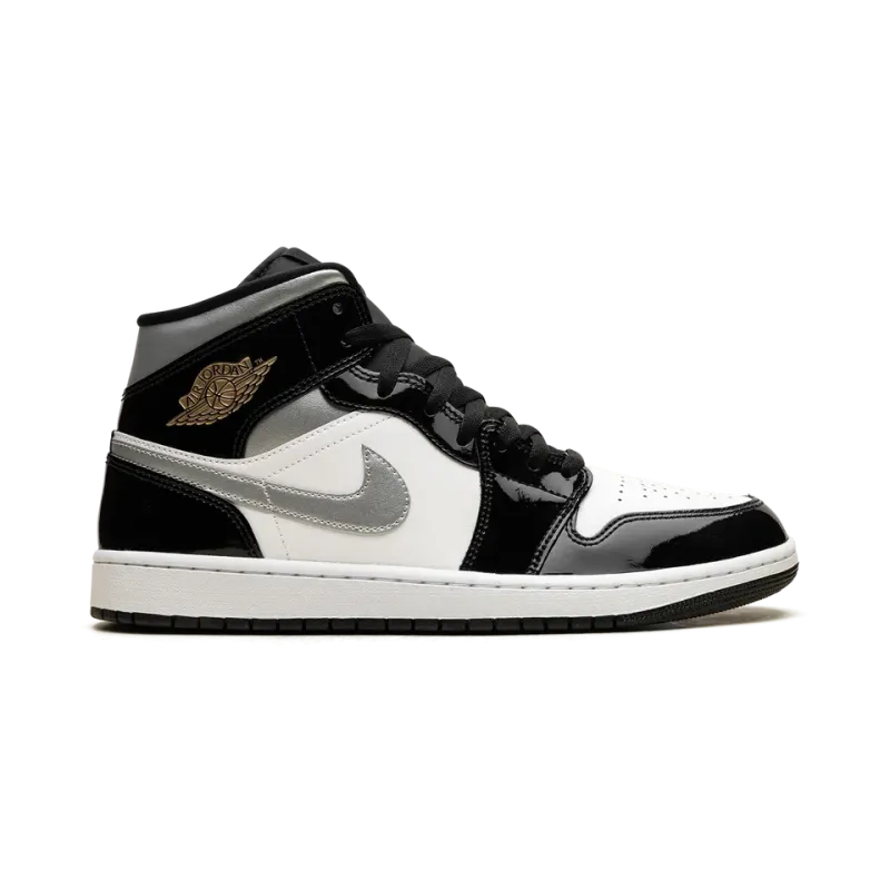Jordan Jordan 1 Mid SE Black Patent Mens