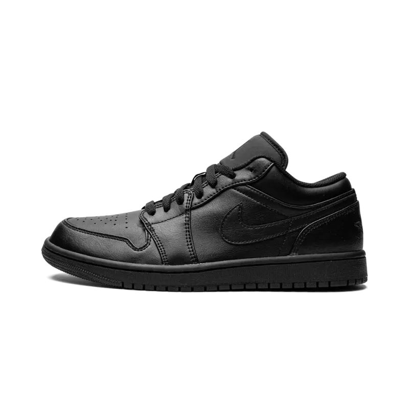 Jordan Air Jordan 1 Low Triple Black Mens