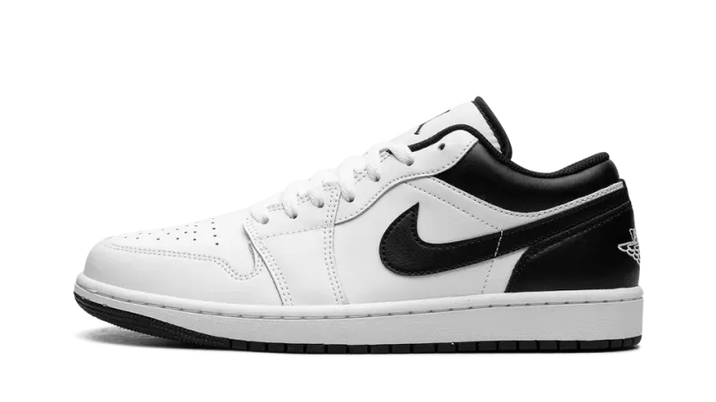 Air Jordan 1 Low 'White/Black' — Clean Two‑Tone Classic for Men