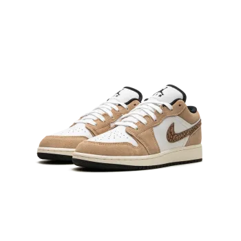 Jordan Air Jordan 1 Low SE GS Brown Elephant Grade School