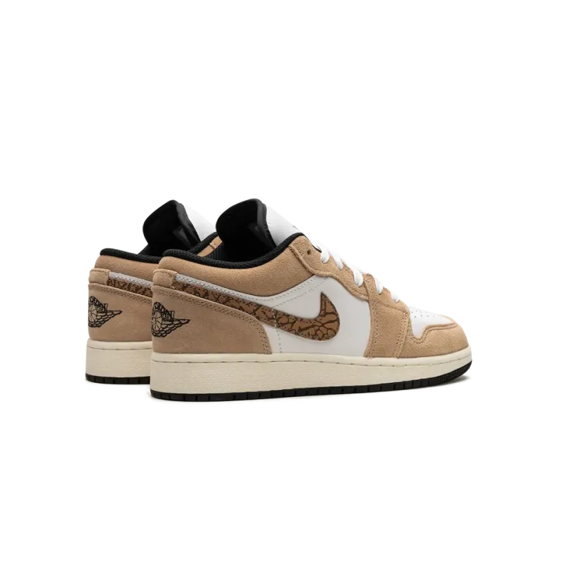 Jordan Air Jordan 1 Low SE GS Brown Elephant Grade School