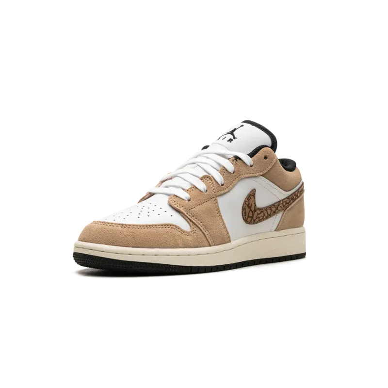 Jordan Air Jordan 1 Low SE GS Brown Elephant Grade School