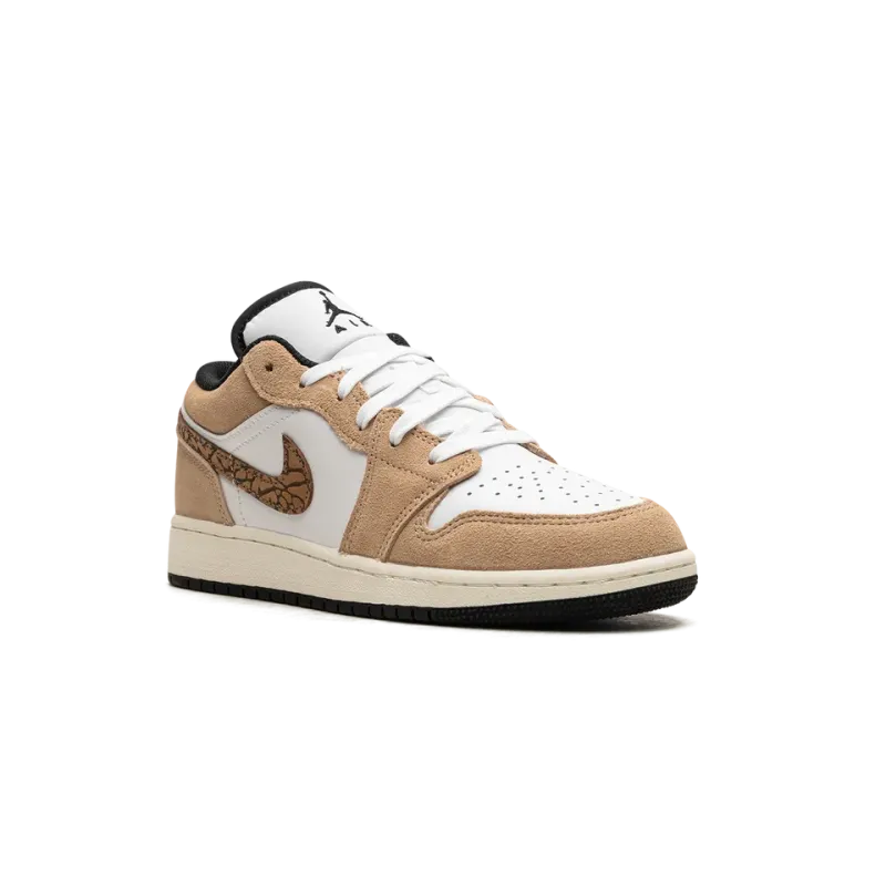 Jordan Air Jordan 1 Low SE GS Brown Elephant Grade School