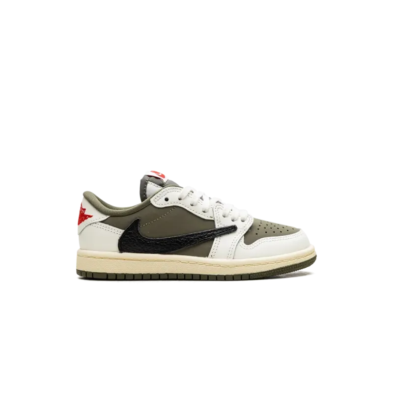 Jordan Air Jordan 1 Retro Low OG SP PS Travis Scott - Medium Olive Pre School