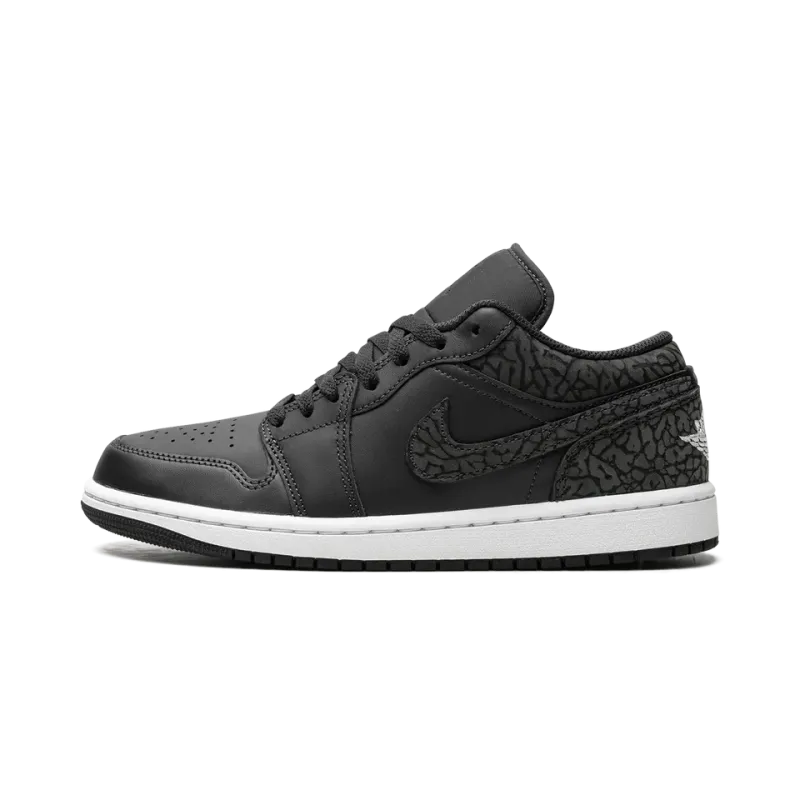 Jordan Air Jordan 1 Low Black Elephant Mens