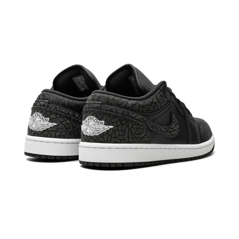 Jordan Air Jordan 1 Low Black Elephant Mens