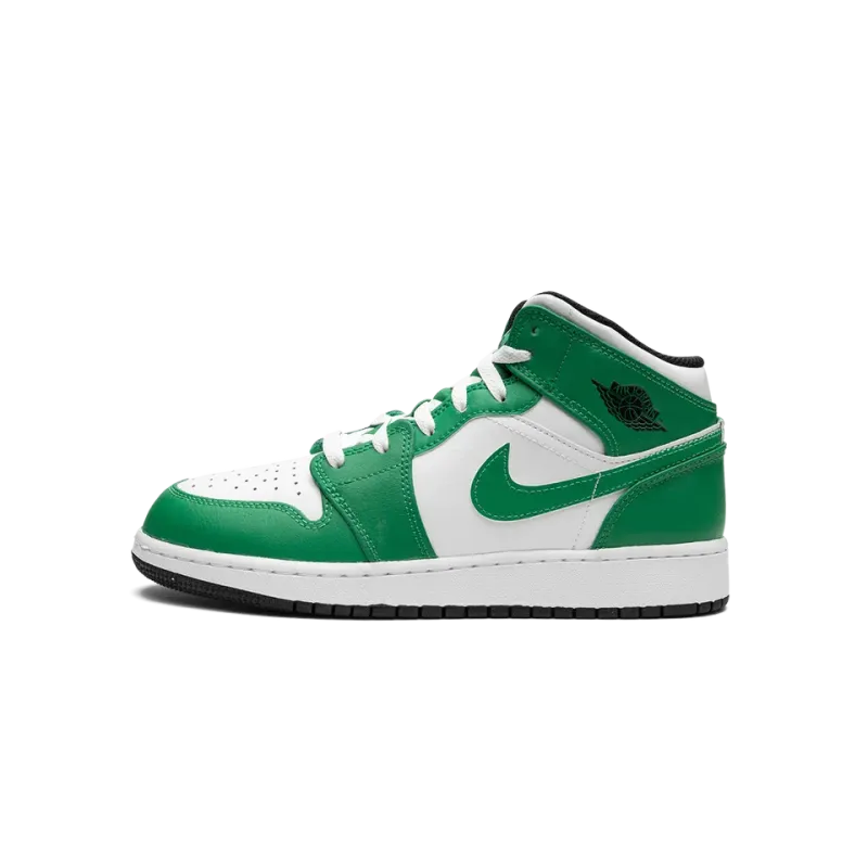 Jordan Air Jordan 1 Mid GS Lucky Green Grade School