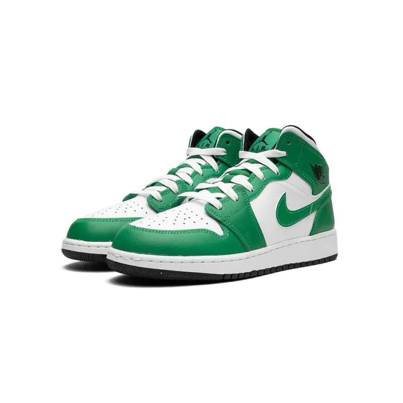 Jordan Air Jordan 1 Mid GS Lucky Green Grade School