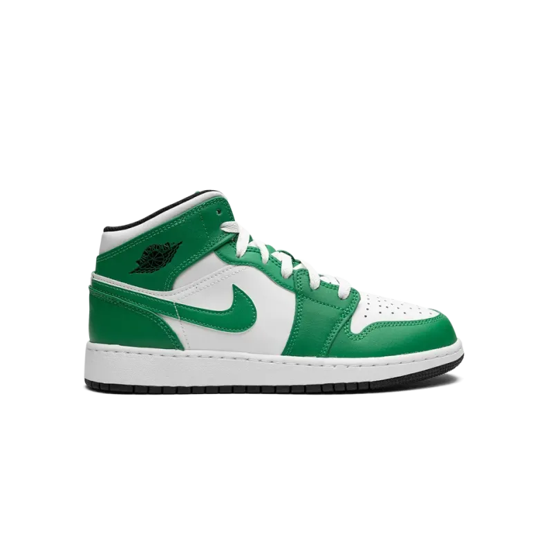 Jordan Air Jordan 1 Mid GS Lucky Green Grade School
