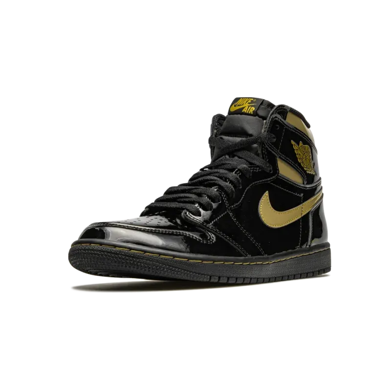 Jordan Air Jordan 1 Retro High OG Black Metallic Gold Mens
