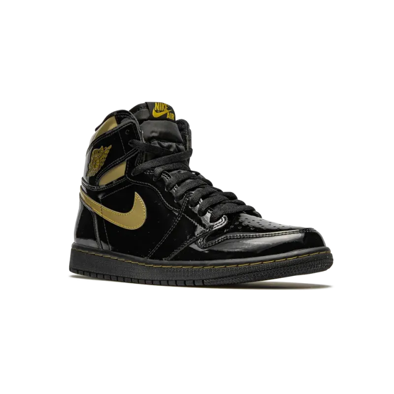 Jordan Air Jordan 1 Retro High OG Black Metallic Gold Mens