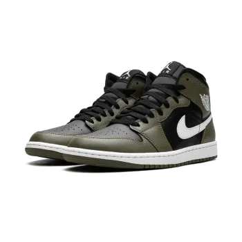 Jordan Jordan 1 Mid Olive Sail Mens