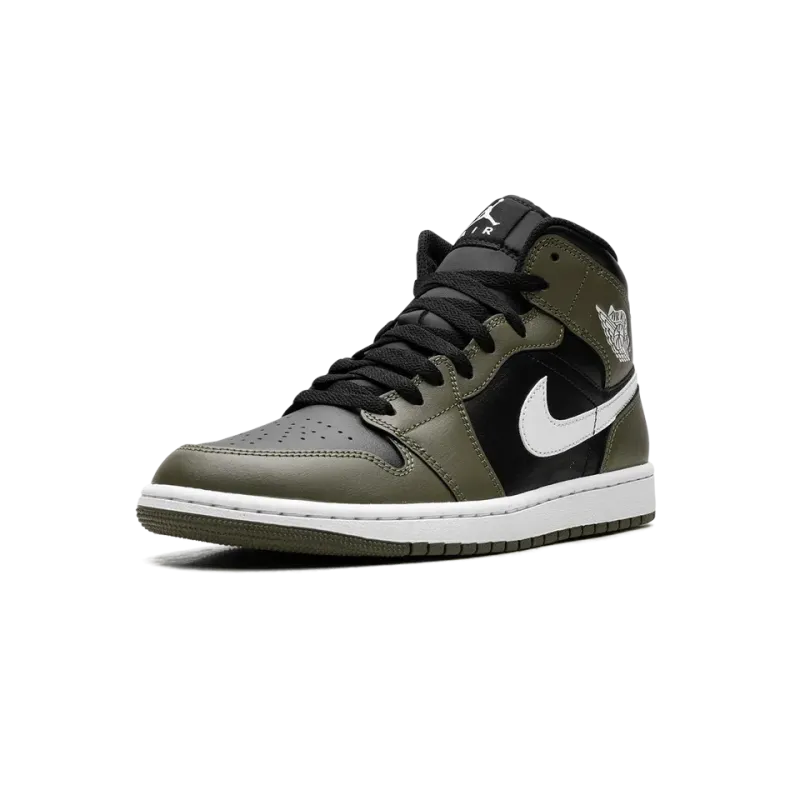 Jordan Jordan 1 Mid Olive Sail Mens