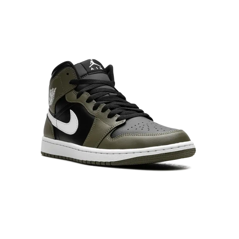 Jordan Jordan 1 Mid Olive Sail Mens