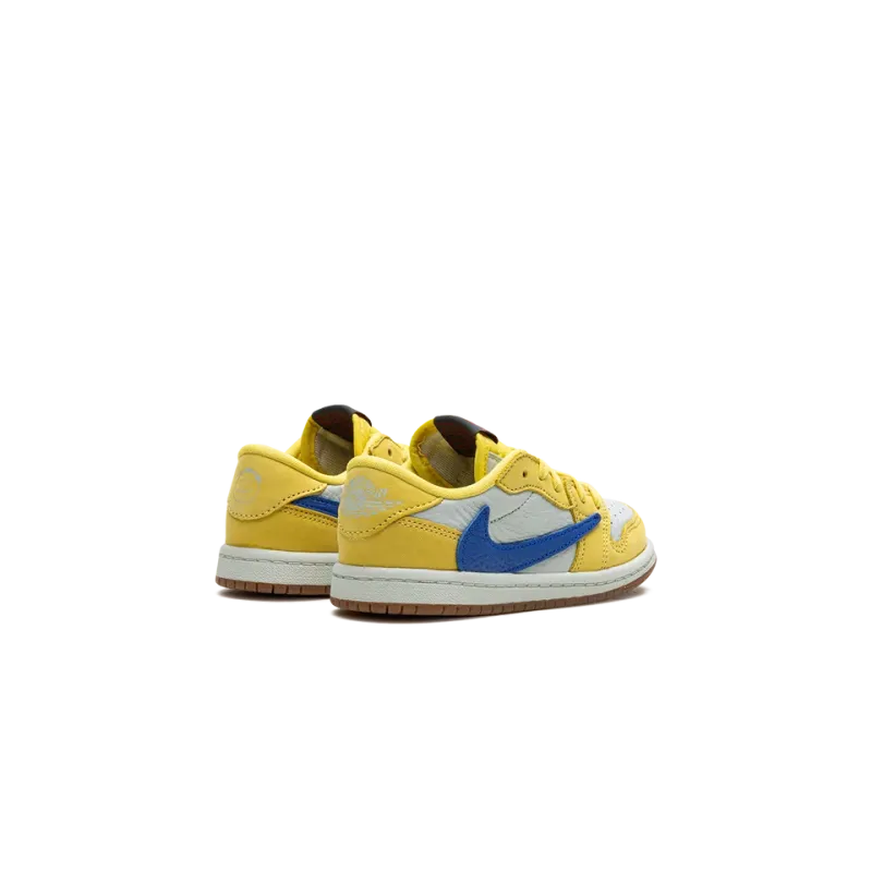 Jordan Jordan 1 Retro Low OG SP TD Travis Scott - Canary Toddler