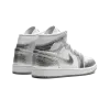 Jordan Air Jordan 1 Mid SE WMNS Metallic Silver Womens