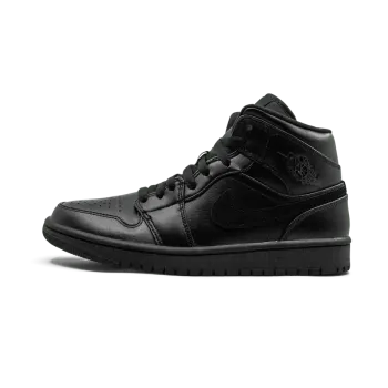 Jordan Air Jordan 1 Mid Triple black Mens
