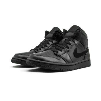 Jordan Air Jordan 1 Mid Triple black Mens