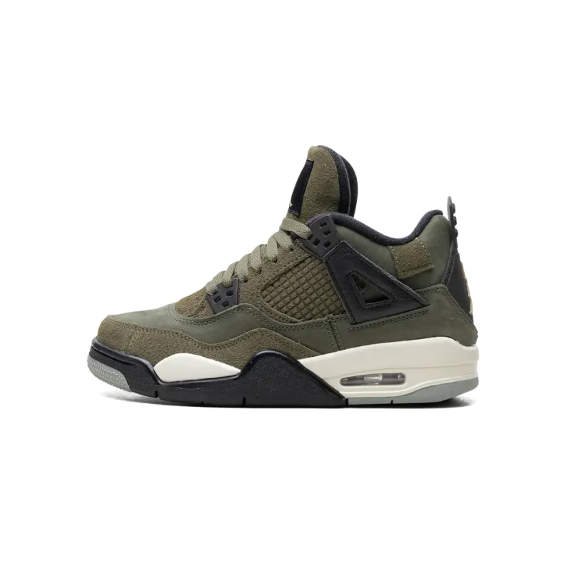 Jordan Air Jordan 4 SE Craft GS Olive Grade School