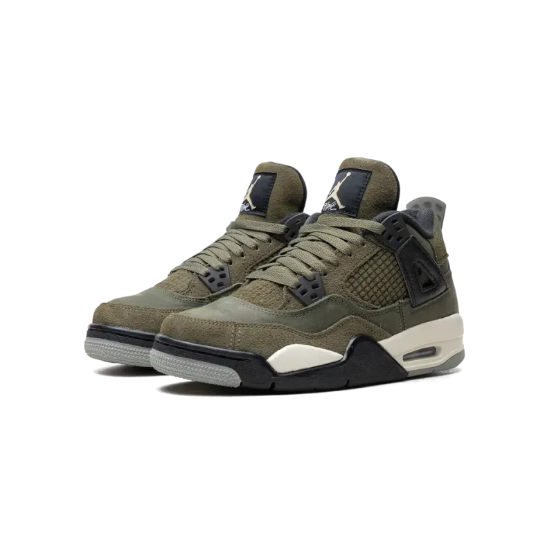 Jordan Air Jordan 4 SE Craft GS Olive Grade School