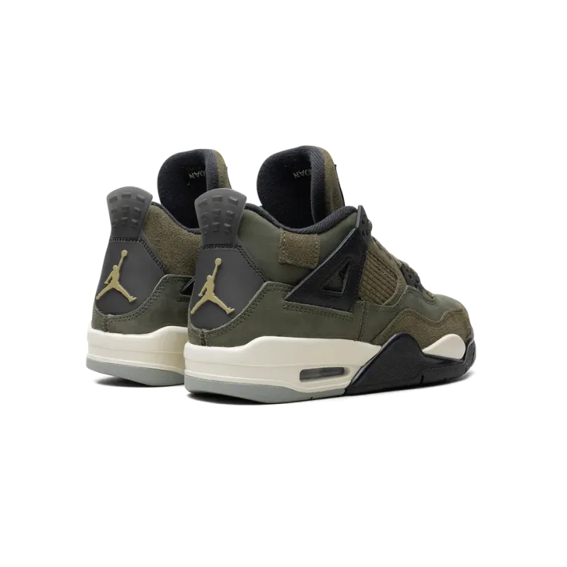 Jordan Air Jordan 4 SE Craft GS Olive Grade School