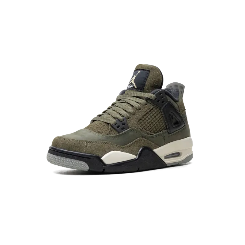 Jordan Air Jordan 4 SE Craft GS Olive Grade School