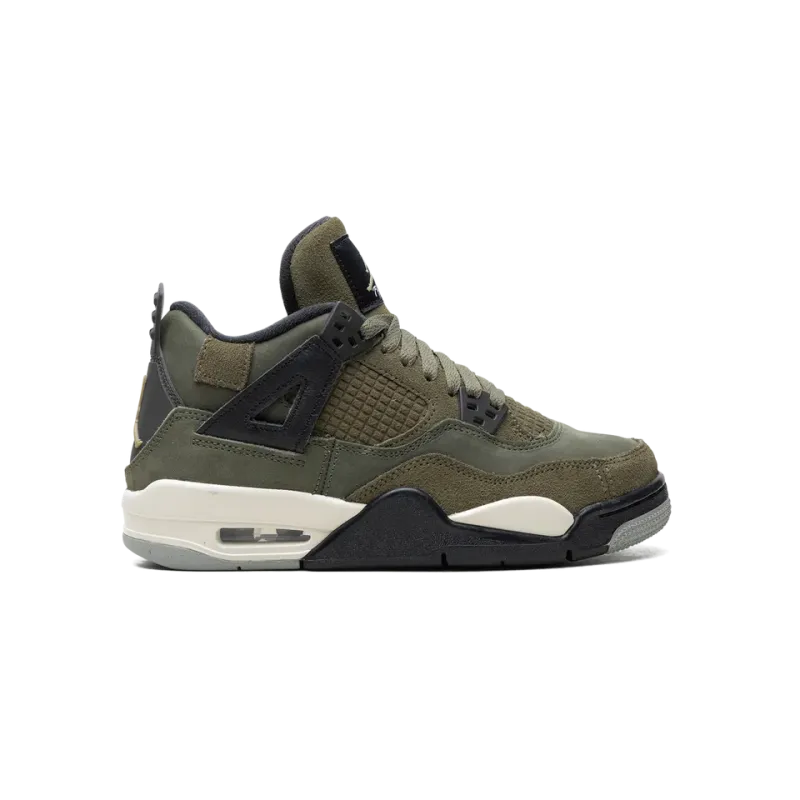 Jordan Air Jordan 4 SE Craft GS Olive Grade School