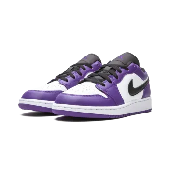 Jordan Air Jordan 1 Low GS Court Purple Grade School