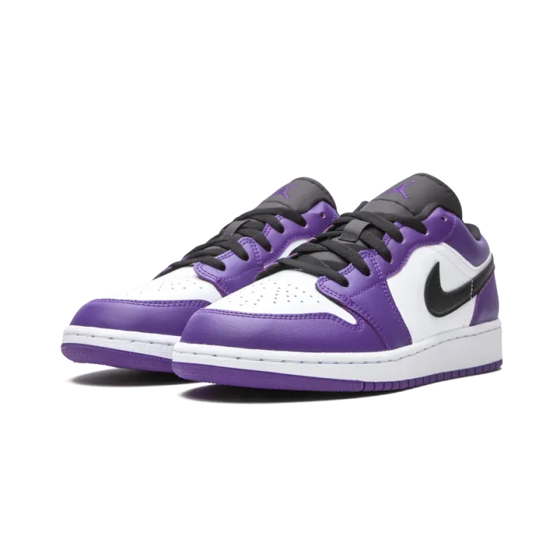Jordan Air Jordan 1 Low GS Court Purple Grade School