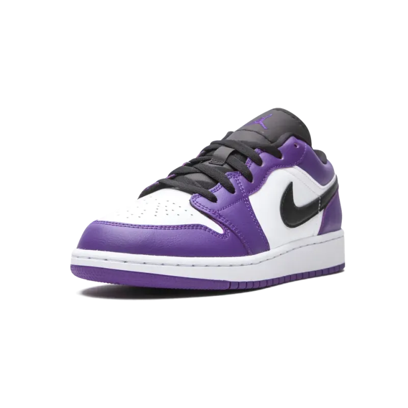 Jordan Air Jordan 1 Low GS Court Purple Grade School